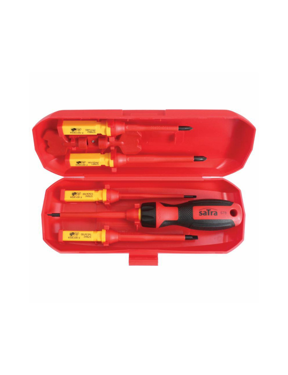 SATRA ZESTAW WKRĘTAKÓW IZOLOWANYCH VDE 7 ELEMENTÓW