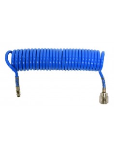 YATO PRZEWÓD / WĄŻ PNEUMATYCZNY SPIRALNY 5,5mm x 8mm x 5m POLIURETANOWY