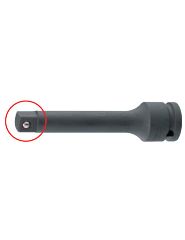 KING TONY PRZEDŁUŻKA UDAROWA 1/2" 250mm Z KULKĄ