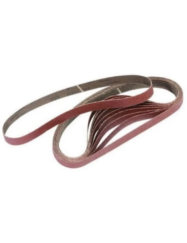 DEWALT PASY BEZKOŃCOWE TAŚMA SZLIFIERSKA 13x457mm P 80 10szt. DO DCM200