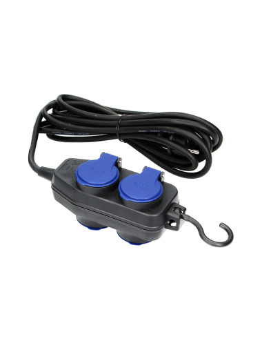 ORNO PRZEDŁUŻACZ WARSZTAT 4x GNIAZDO 5m IP44 GUMA 3x1,5mm2