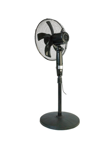 VOLTENO WENTYLATOR PODŁOGOWY CZARNY 40cm PODSTAWA OKRĄGŁA