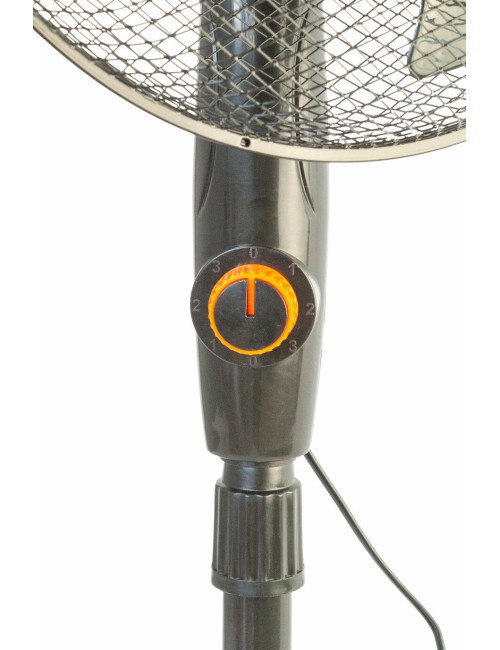 VOLTENO WENTYLATOR PODŁOGOWY CZARNY 40cm PODSTAWA OKRĄGŁA