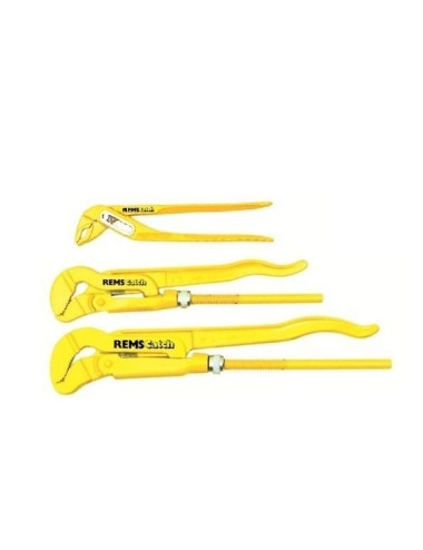 REMS KOMPLET KLUCZY DO RUR CATCH S 1" + S 1 1/2" + W 240