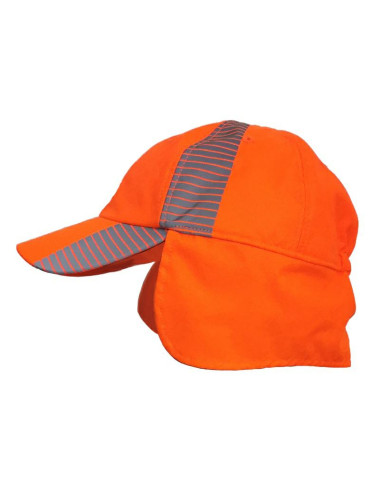 BETA CZAPKA OSTRZEGAWCZA Z OSŁONĄ KARKU POMARAŃCZOWA