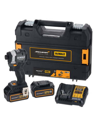 DEWALT ZAKRĘTARKA UDAROWA 18V DCF85MP2T 206Nm 2 x 5,0Ah TSTAK MCLAREN