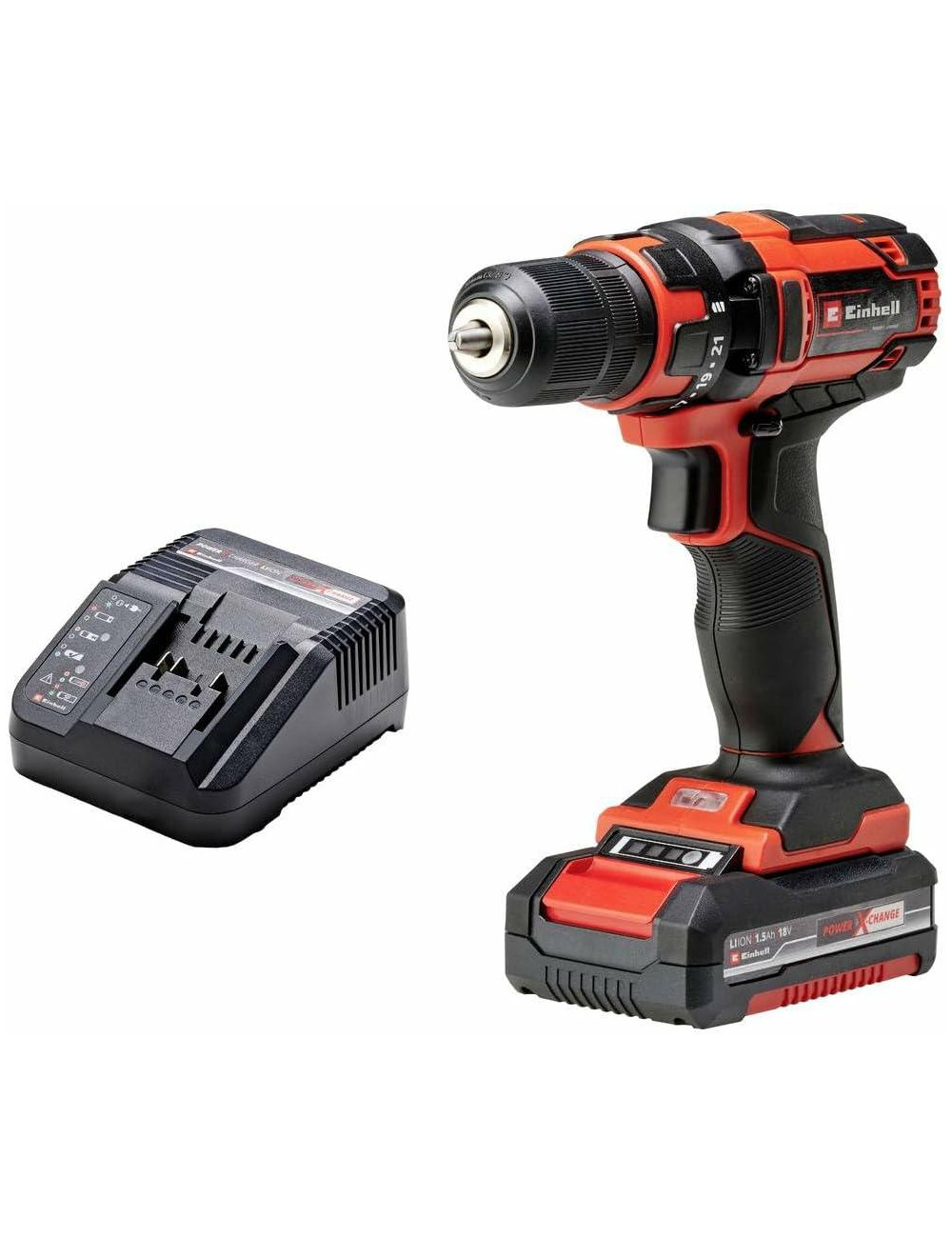 EINHELL WKRĘTARKA TC-CD 18 35 Li ŁADOWARKA + Akumulator 1,5Ah