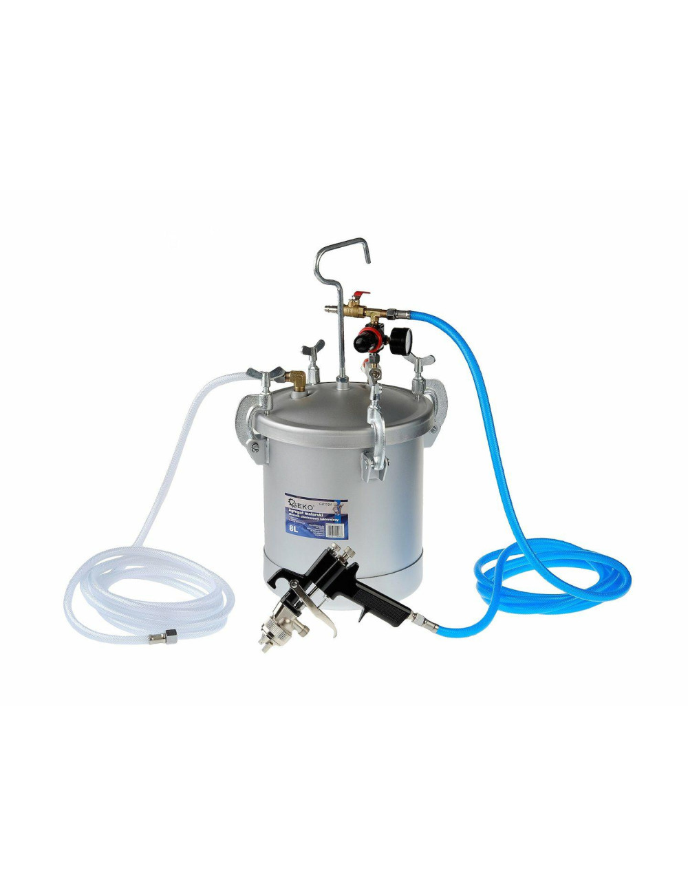 AGREGAT MALARSKI - ZBIORNIK CIŚNIENIOWY LAKIERNICZY 8L GEKO