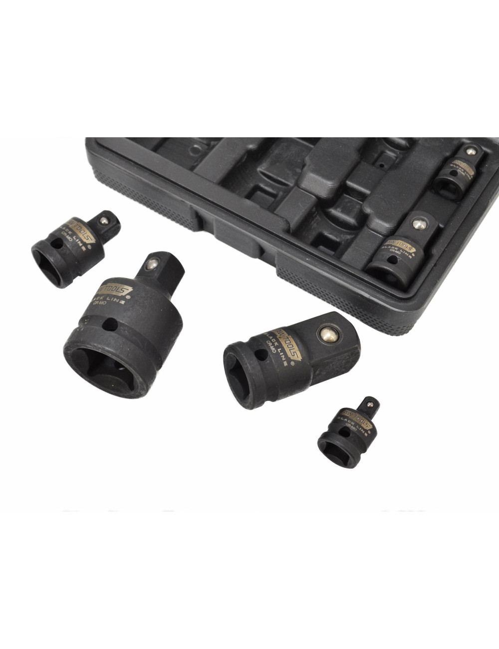 AWTOOLS ZESTAW REDUKCJI UDAROWYCH 6szt. CrMo BLACK LINE