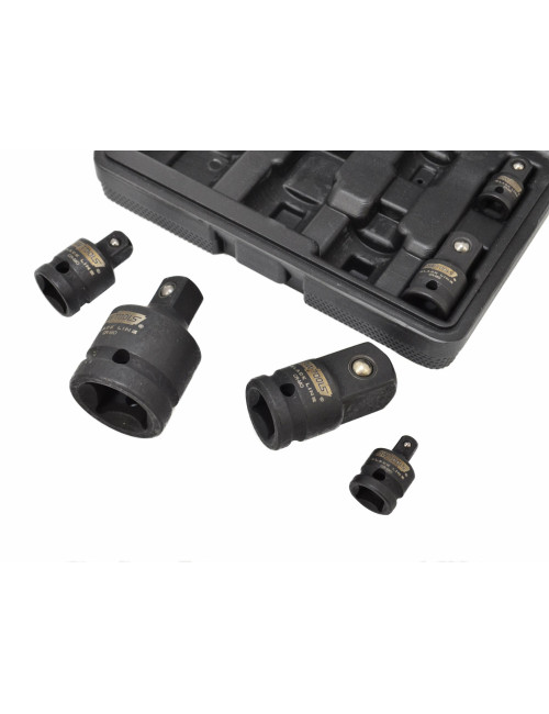 AWTOOLS ZESTAW REDUKCJI UDAROWYCH 6szt. CrMo BLACK LINE