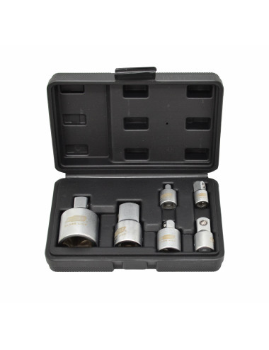 AWTOOLS ZESTAW REDUKCJI UDAROWYCH 6szt. CRV BLACK LINE