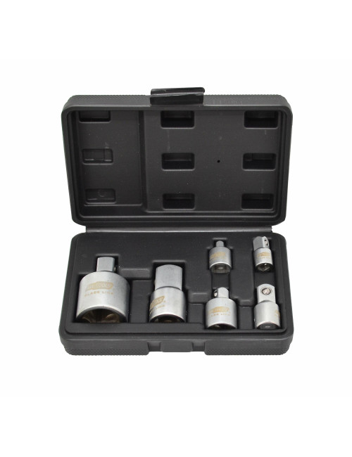 AWTOOLS ZESTAW REDUKCJI UDAROWYCH 6szt. CRV BLACK LINE