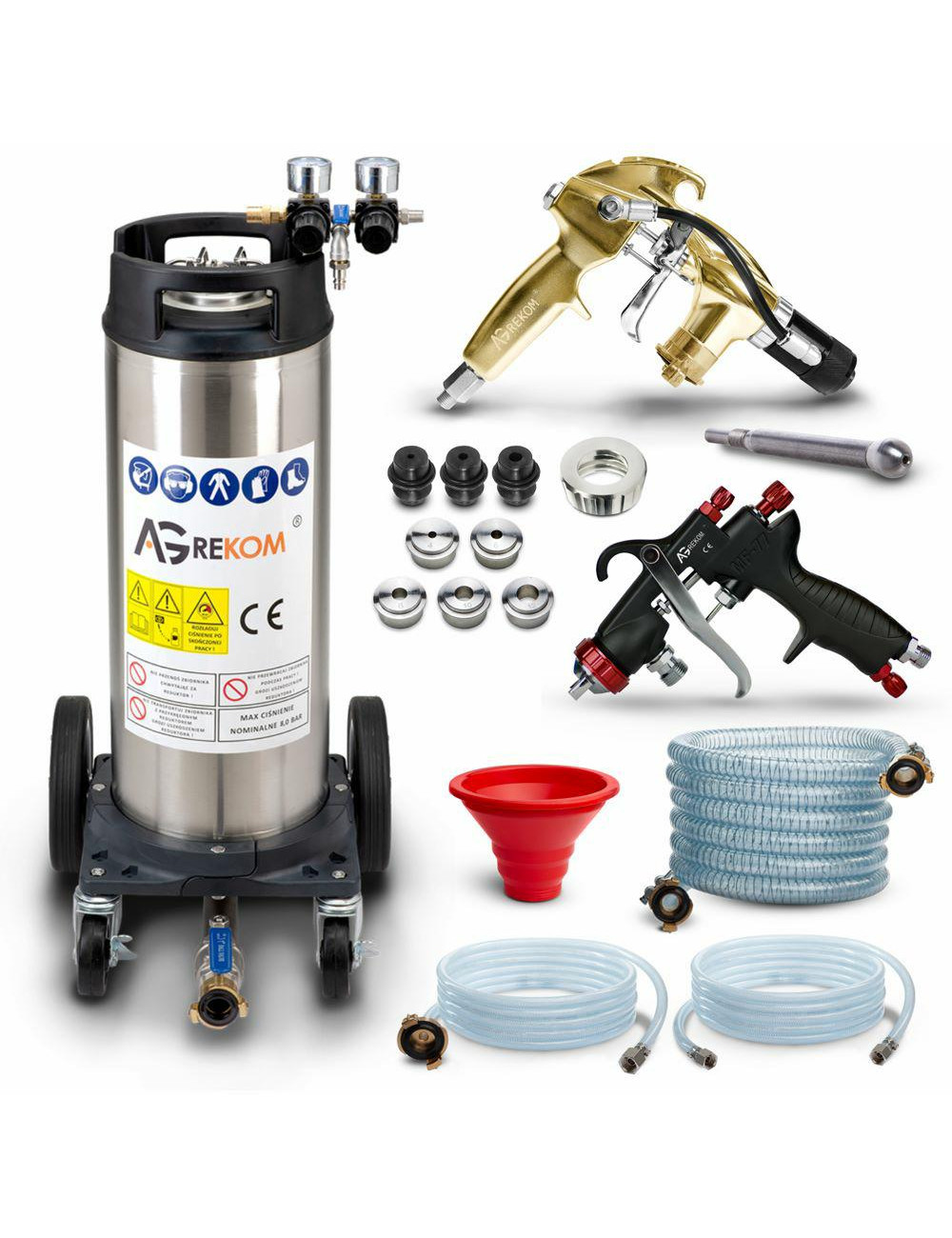 AGREKOM AGREGAT TYNKARSKO MALARSKI PRZEMYSŁOWY AK10 PRO 20L PNEUMATYCZNY