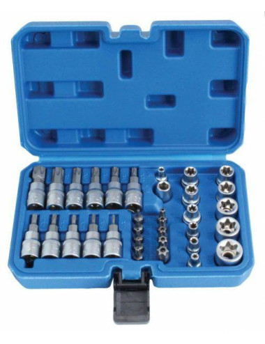 SATRA KLUCZE NASADOWE TORX 3/8" 24el.