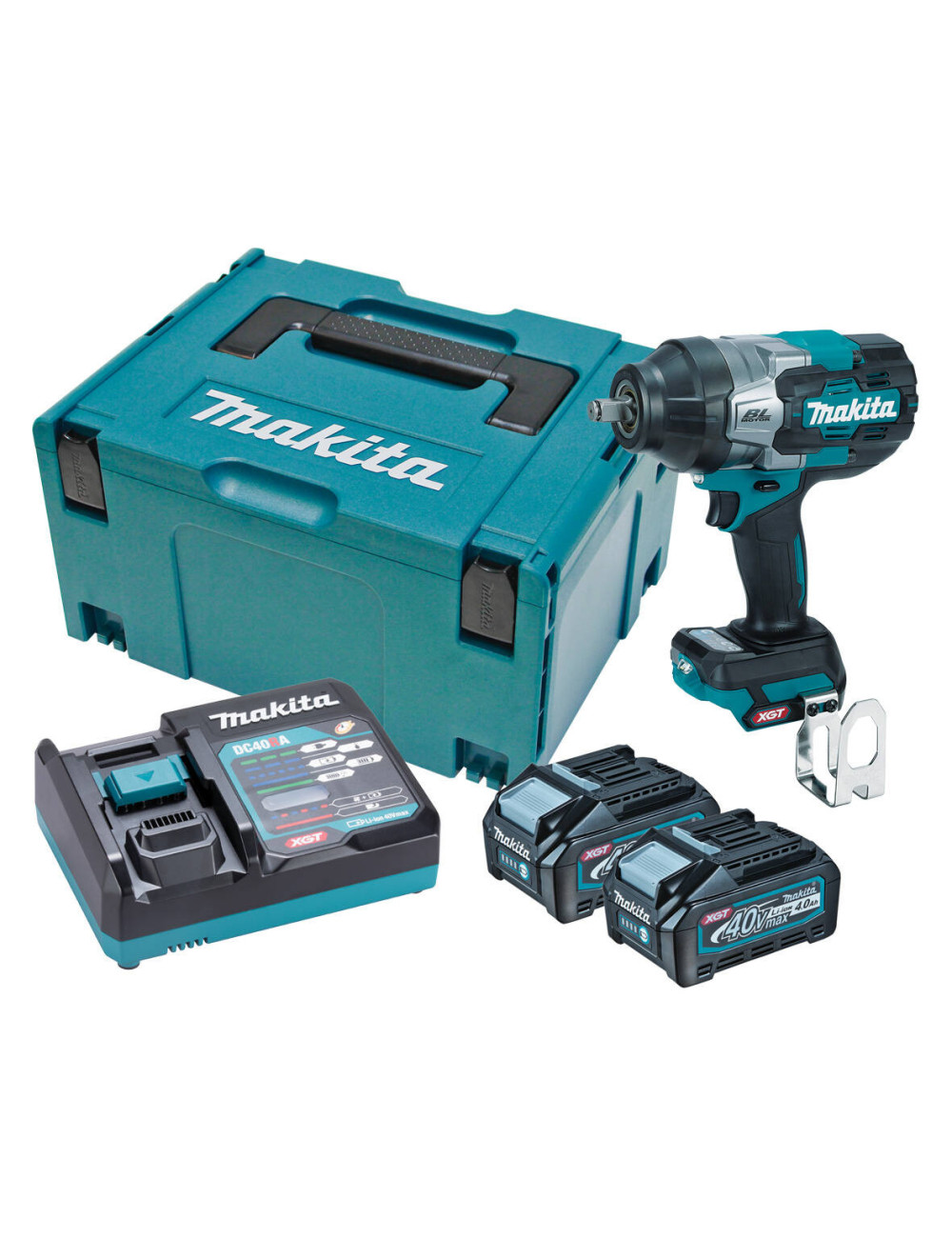 MAKITA KLUCZ UDAROWY 40V XGT TW002GM201 1700Nm 1/2" 2x4,0AH PIERŚCIEŃ