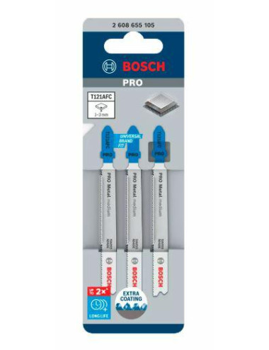 BOSCH BRZESZCZOT T PRO METAL MEDIUM T121AFC 92 mm 3szt.