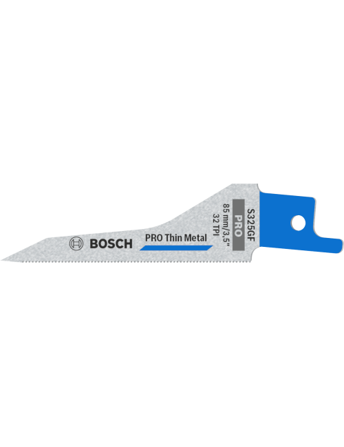 BOSCH BRZESZCZOT DO PIŁY SZABLASTEJ PRO THIN METAL S325GF 1,25 x 7 x 85mm 5szt.