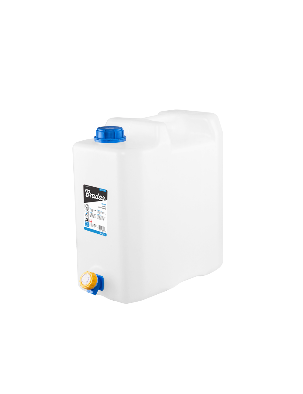 BRADAS KANISTER NA WODĘ Z KRANEM 15L ATEST
