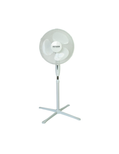 VOLTENO WENTYLATOR PODŁOGOWY BIAŁY 40cm PODSTAWA KRZYŻAK