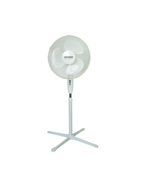 VOLTENO WENTYLATOR PODŁOGOWY BIAŁY 40cm PODSTAWA KRZYŻAK