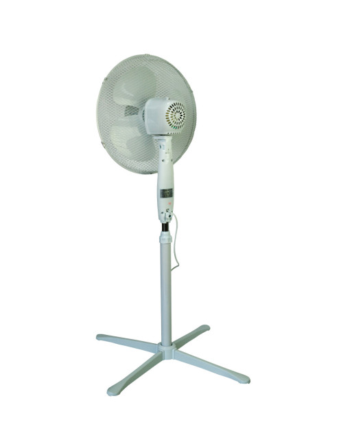 VOLTENO WENTYLATOR PODŁOGOWY BIAŁY 40cm PODSTAWA KRZYŻAK