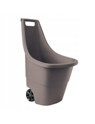 KETER TACZKA OGRODOWA EASY GO L 50L BRĄZOWA