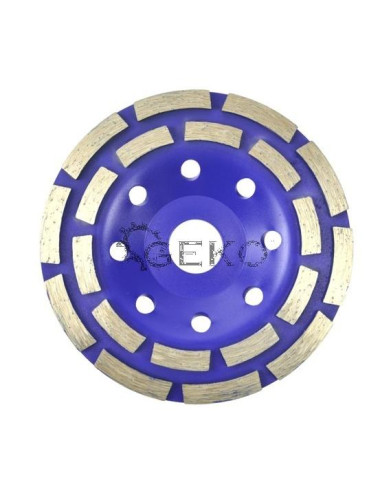 TARCZA DO SZLIFOWANIA BETONU 125mm SEGMENTOWA, DWURZĘDOWA