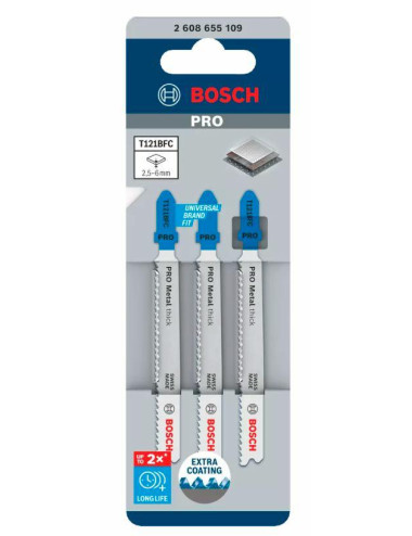 BOSCH BRZESZCZOT T PRO METAL THICK T121BFC 92 mm 3szt.