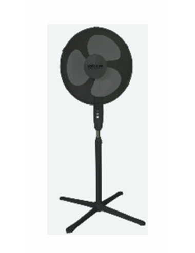 VOLTENO WENTYLATOR PODŁOGOWY CZARNY 40cm PODSTAWA KRZYŻAK