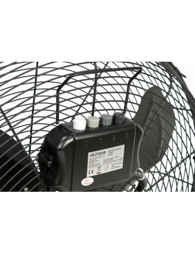 VOLTENO WENTYLATOR-CYRKULATOR PODŁOGOWY CZARNY 50W