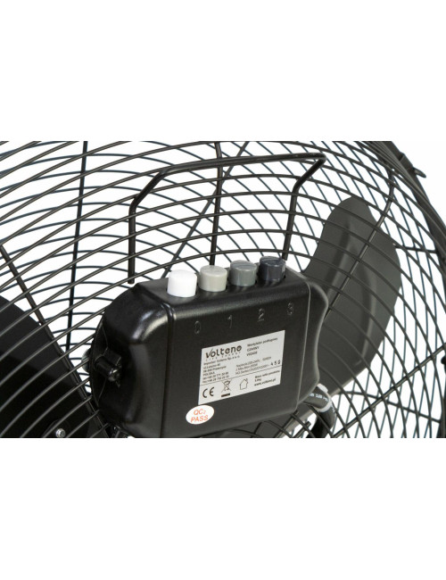 VOLTENO WENTYLATOR-CYRKULATOR PODŁOGOWY CZARNY 50W