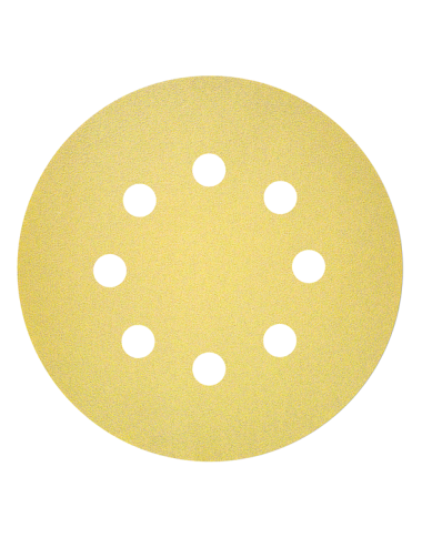 KRĄŻEK 125mm C450 gr. 40, 50szt. 8 OTWORÓW