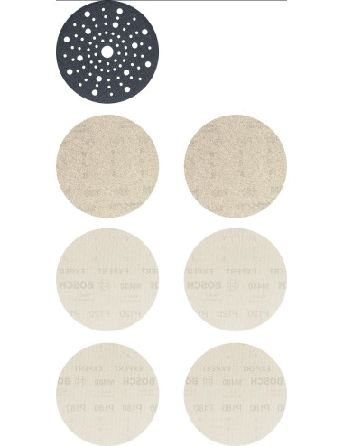 BOSCH SIATKA ŚCIERNA 150mm EXPERT M480 6+1