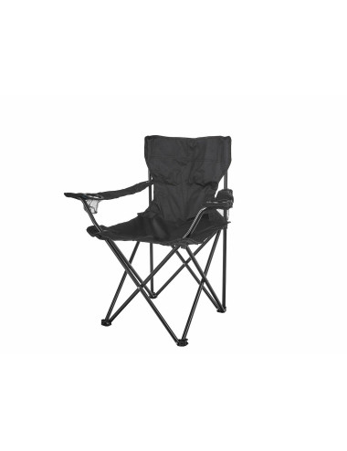 KRZESŁO SKŁADANE TURYSTYCZNE CZARNE + POKROWIEC