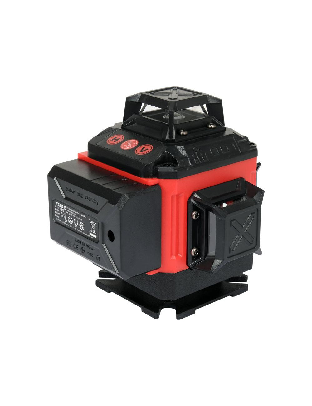 YATO LASER ZIELONY 16 LINIOWY 4D Z AKCESORIAMI