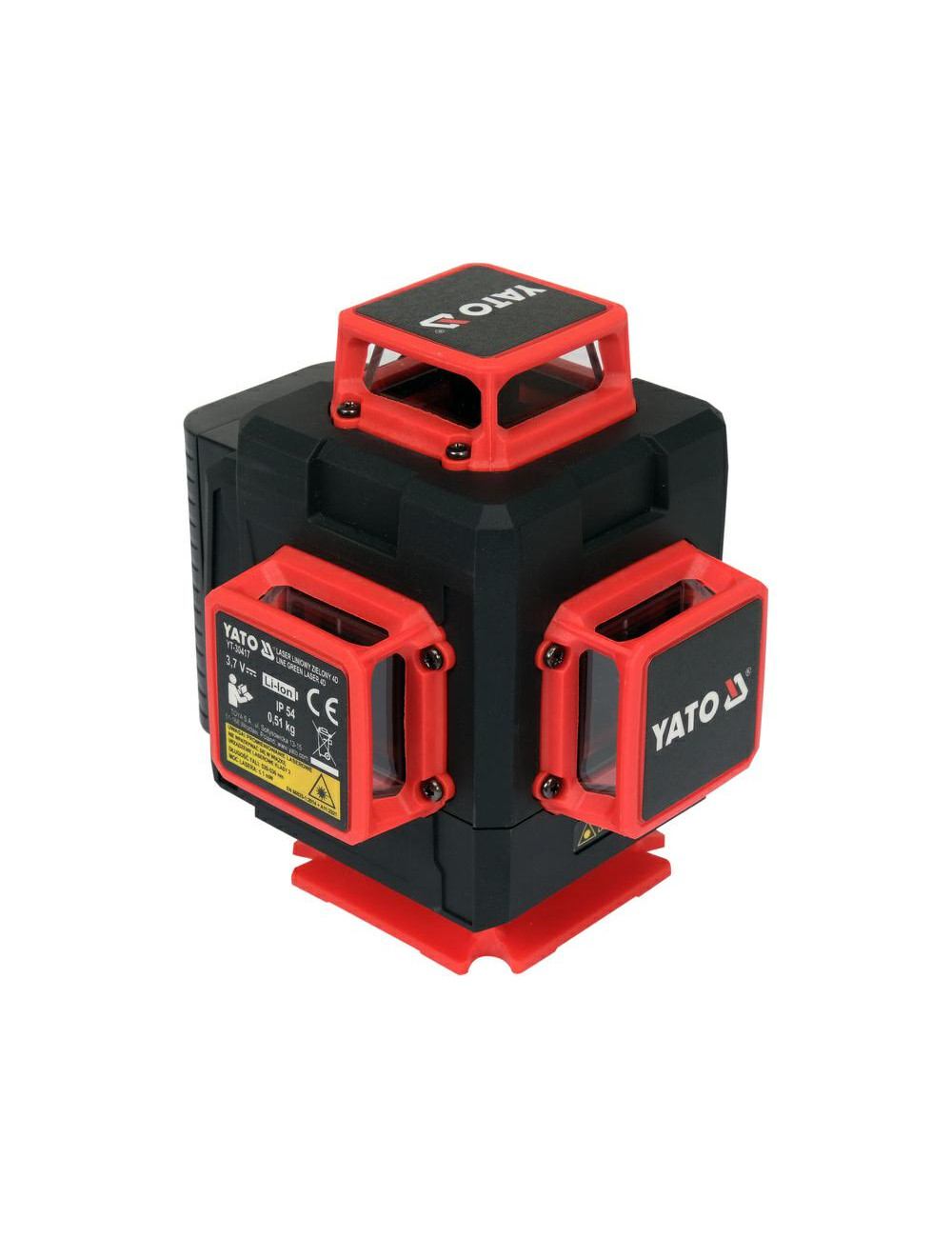 YATO LASER ZIELONY A+ 16 LINIOWY 4D Z AKCESORIAMI