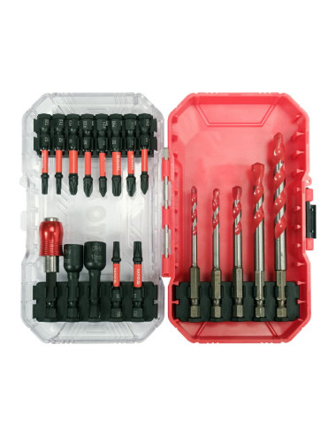 YATO ZESTAW KOŃCÓWEK UDAROWYCH ŚRUBOKRĘTOWYCH 18szt.