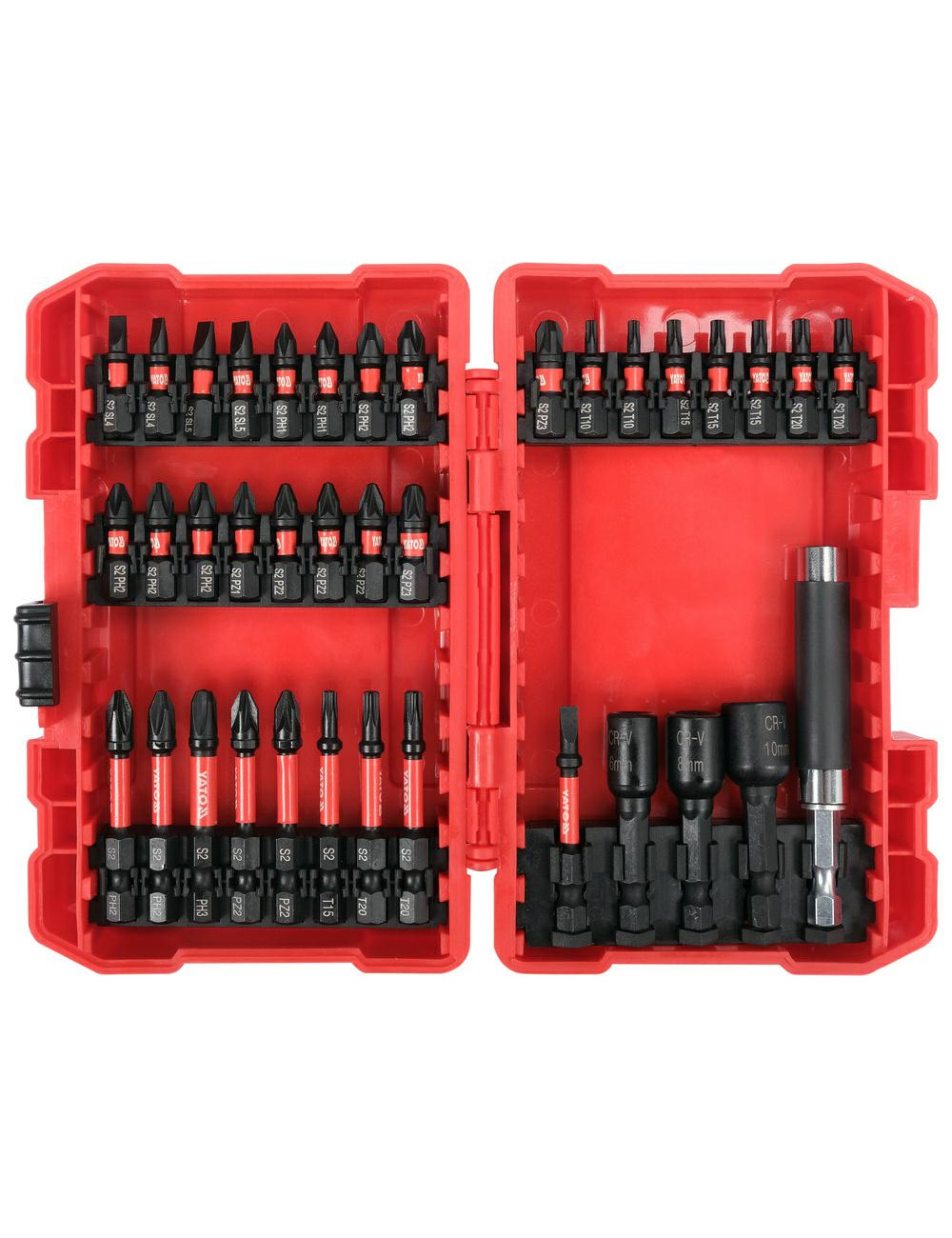 YATO ZESTAW KOŃCÓWEK UDAROWYCH ŚRUBOKRĘTOWYCH 37szt.