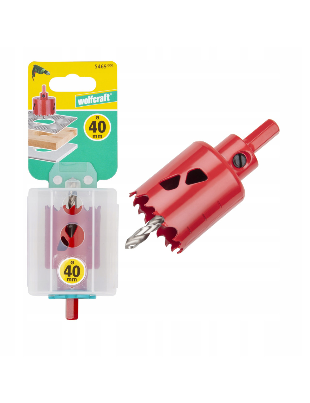 WOLFCRAFT OTWORNICA BIM 40mm KOMPLETNA