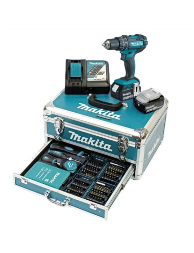 MAKITA WKRĘTARKA UDAROWA 18V DHP482RFX9 62 36Nm 2x3,0Ah + AKCESORIA BODY