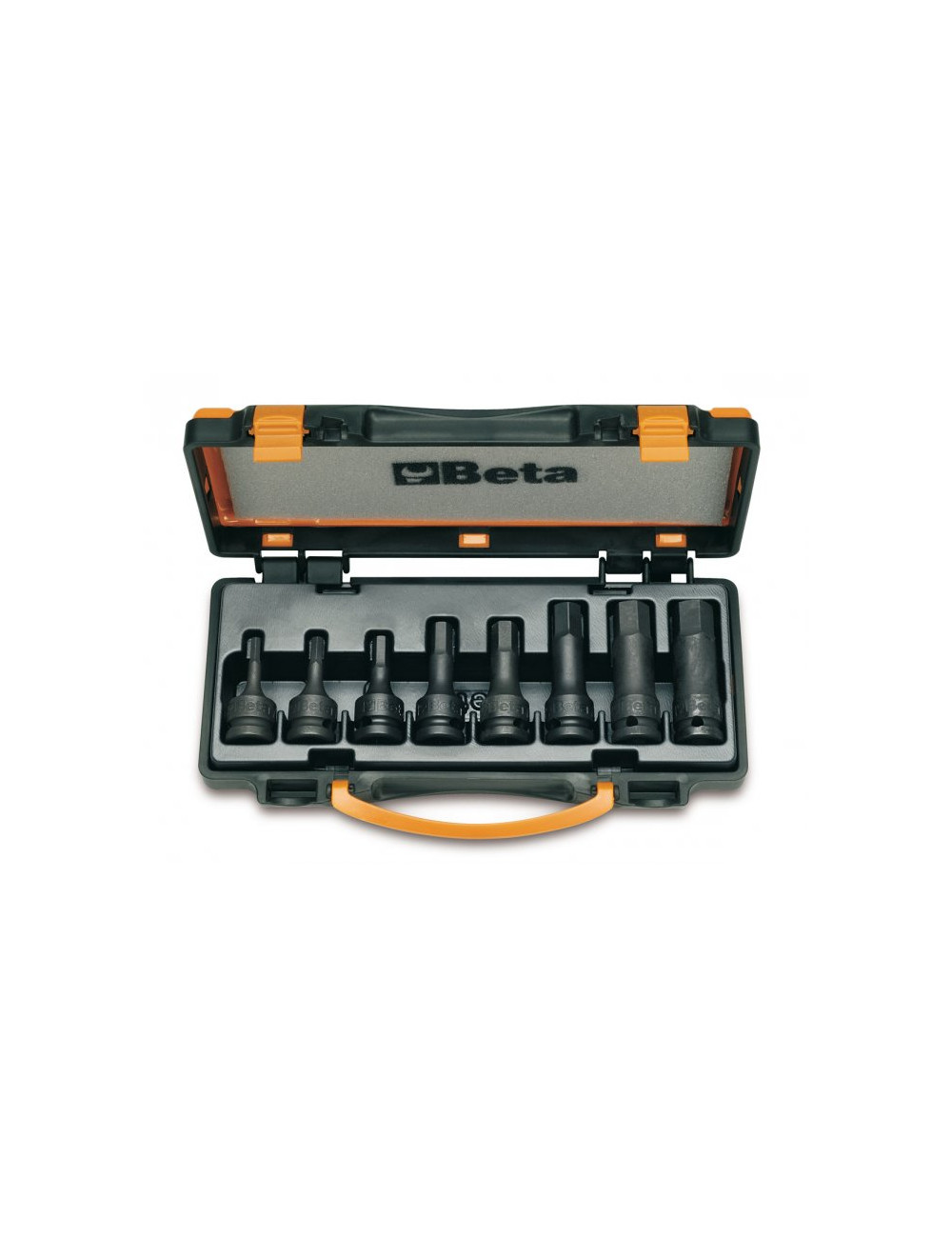 BETA KOMPLET 8 NASADEK UDAROWYCH Z KOŃCÓWKĄ TRZPIENIOWĄ SZEŚCIOKĄTNĄ