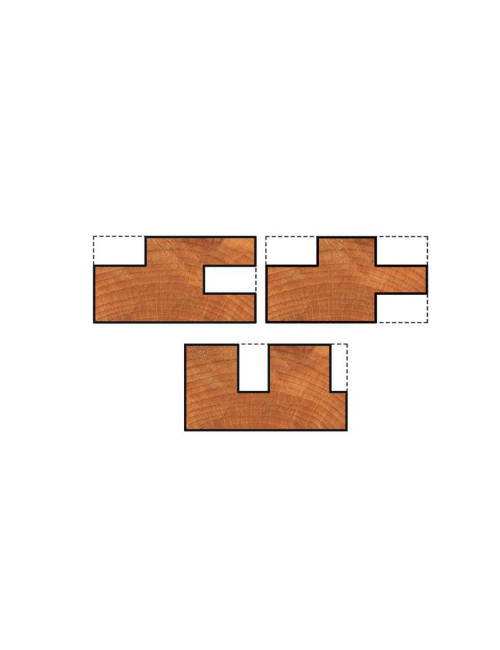 WOLFCRAFT ZESTAW FREZARSKI 4elem.