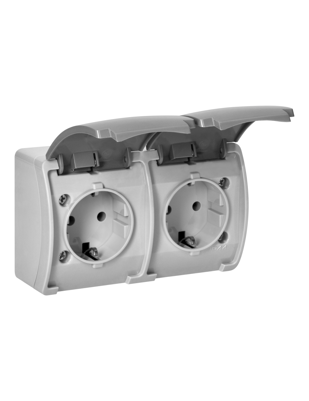 ORNO GNIAZDO PODWÓJNE 2x2P+ Z SCHUKO
