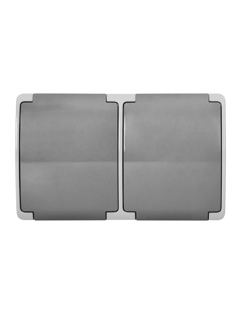 ORNO GNIAZDO PODWÓJNE 2x2P+ Z SCHUKO