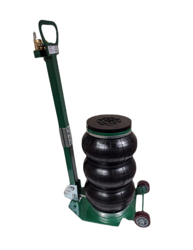 PODNOŚNIK PNEUMATYCZNY 3,5T BAŁWANEK SKŁADANA RĄCZKA SILVER