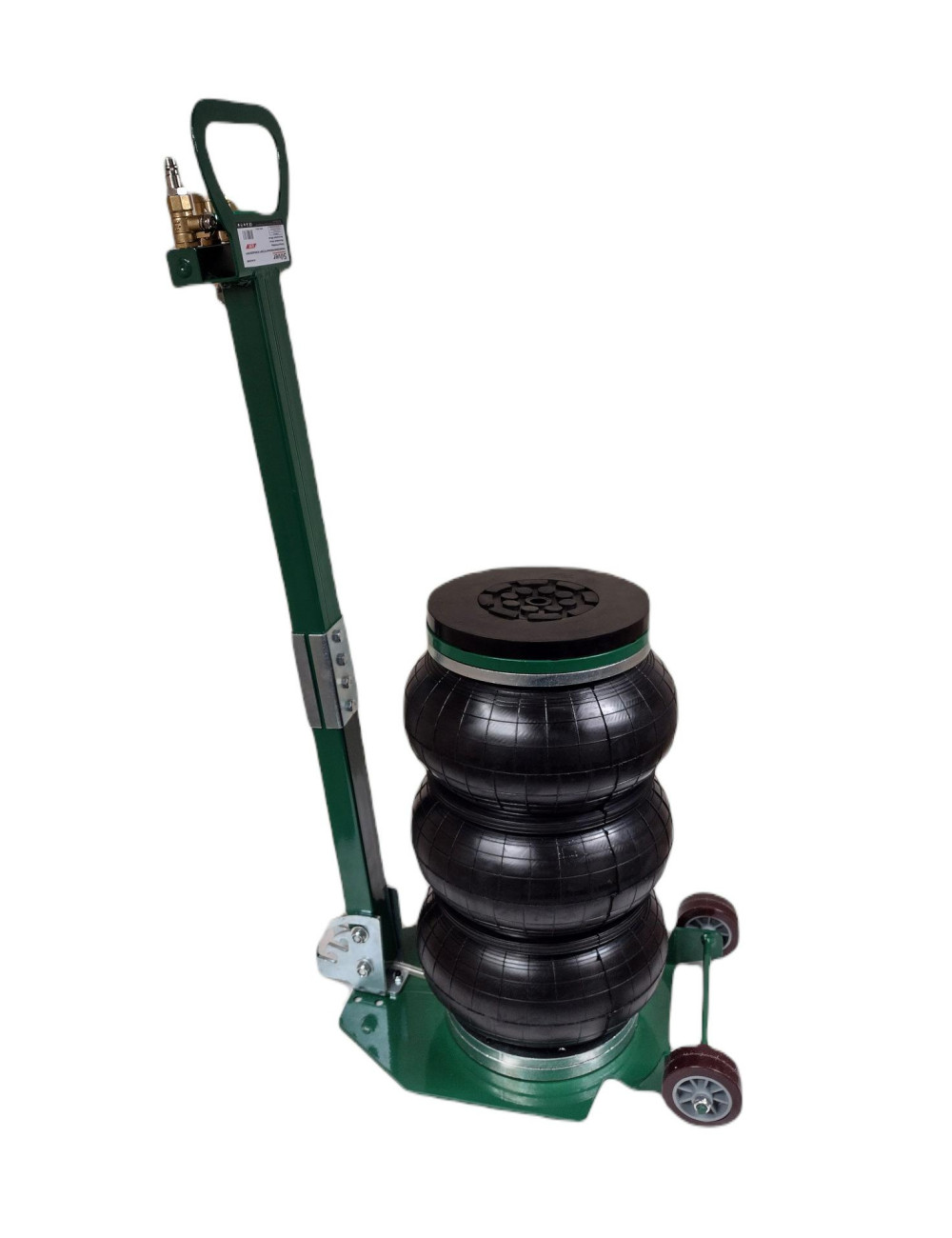 PODNOŚNIK PNEUMATYCZNY 3,5T BAŁWANEK SKŁADANA RĄCZKA SILVER