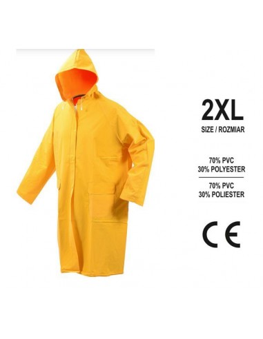 VOREL PŁASZCZ PRZECIWDESZCZOWY ROZMIAR XXL ŻÓŁTY   74632
