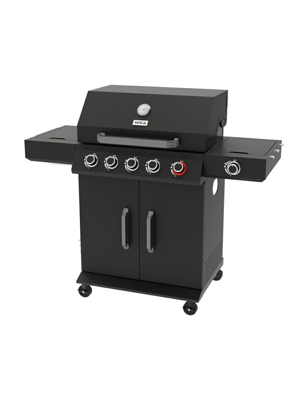 YATO GRILL GAZOWY YAO 5+1 19KW CZARNY YG-20031