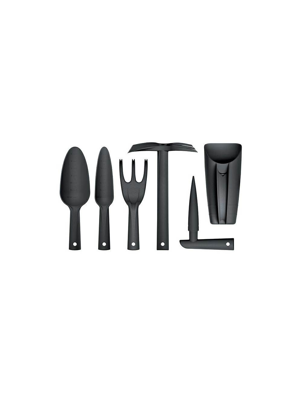 PROSPERPLAST ZESTAW NARZĘDZI OGRODOWYCH RESPANA - CZARNY