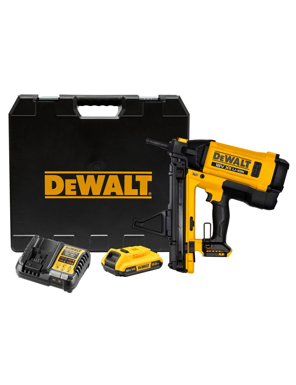DEWALT GWOŹDZIARKA 18V DGN845D1 GAZOWA C6 TRACK-IT 1x2,0Ah 15° 13-40mm